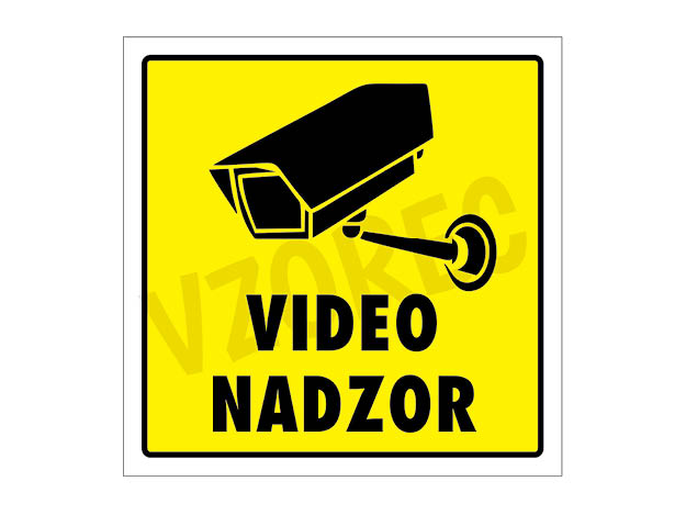 Video nadzor tablica rumena